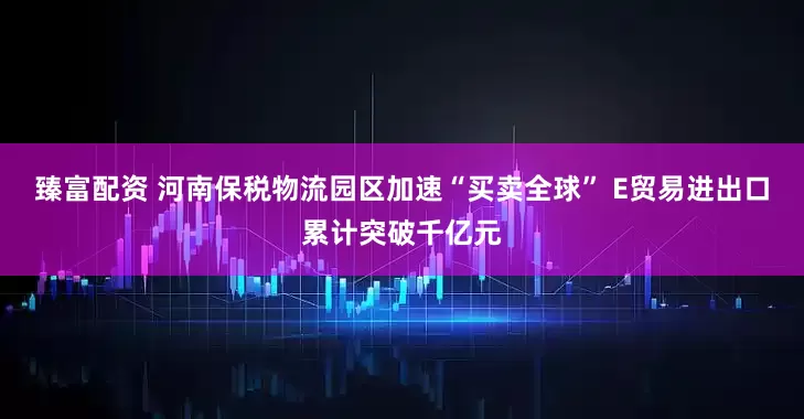 臻富配资 河南保税物流园区加速“买卖全球” E贸易进出口累计突破千亿元
